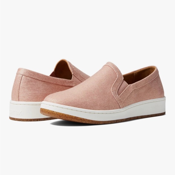 Aetrex Cameron Pink Sparkle Shoes- Size 7 - Picture 1 of 8